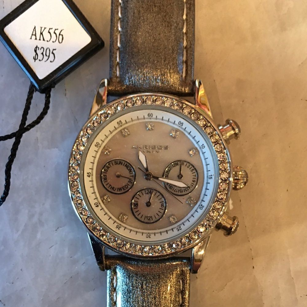 AKRIBOS XXIV Designer Metallic Watch - Picture 8 of 8
